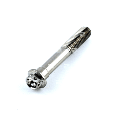 Titanium Race Drilled Hex XS Head Bolt M8 x 1.25mm x 50mm