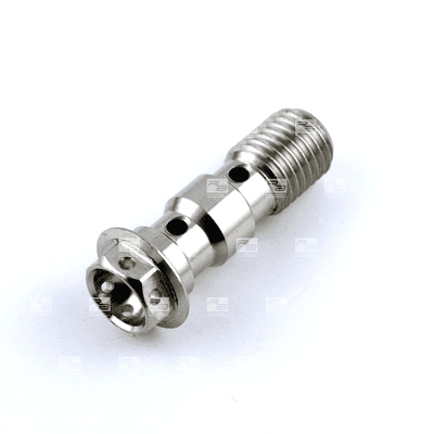 Titanium Race Spec Banjo Bolt M10 x 1.0mm Twin Line Length
