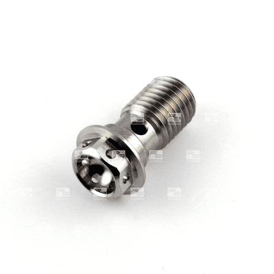 Titanium Race Spec Banjo Bolt M10 x 1.25mm Single Line Length