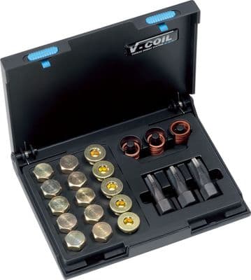 V-COIL - M13 - M17 - Oil Sump Thread Repair Workshop Kit