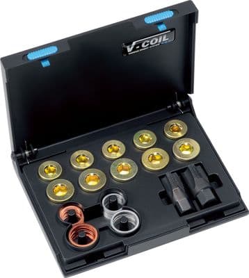 V-COIL - M20 - M24 - Oil Sump Thread Repair Workshop Kit