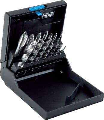 VOLKEL - M3 - M12 - Green Ring Spiral Point Machine Tap Set + Drills