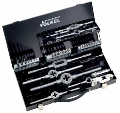 VOLKEL - M3 - M12 - P.V.1 Tap, Die & Drill Set