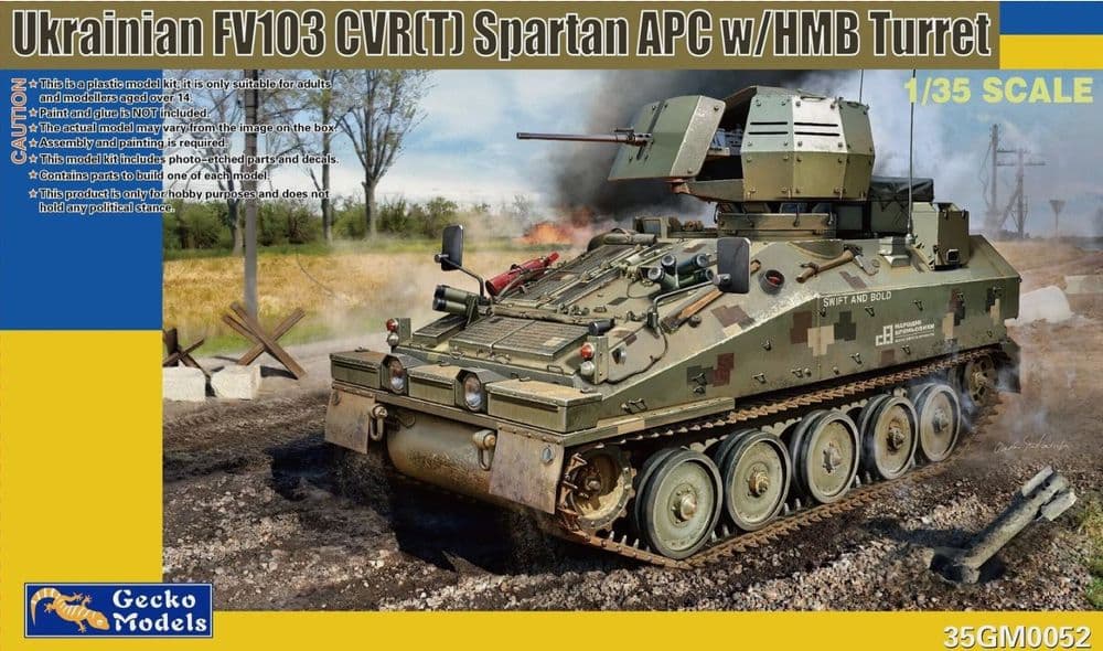 35GM0052 Ukraine FV103 CVR T Spartan APC w/HMB Turret Kit