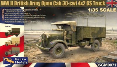 35GM0071  WWII British Army Open Cab 30-cwt 4×2 GS Truck