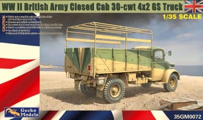 35GM0072  WWII British Army Closed Cab 30-cwt 4×2 GS Truck