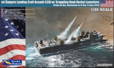 35GM0090  US RANGERS LANDING CRAFT ASSAULT LCA