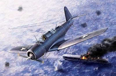 AC12324 Vought SB2U-3 Vindicator Battle of Midway (Ex Accurate Miniatures)