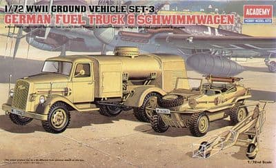 AC13401 Opel Blitz Fuel Truck & Schwimwagen