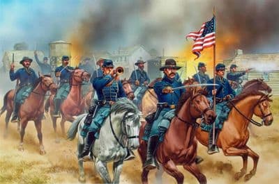ACW2 Union and Confederate Cavalry
