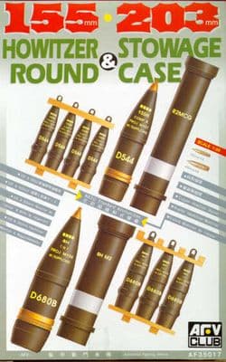 AF35017  155mm & 203mm Howitzer round stowage cases,shells,etc