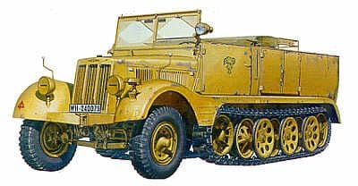 AF35040 Sdkfz 11 Half Track 3 ton