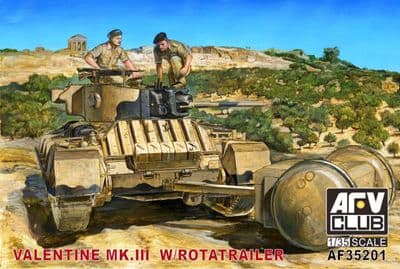 AF35201   	Valentine Mk.III with Rotatrailer