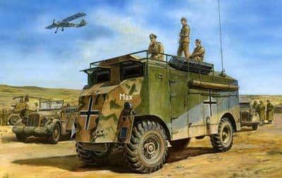 AF35235 Rommel's Mammoth DAK AEC Armoured Command Vehicle