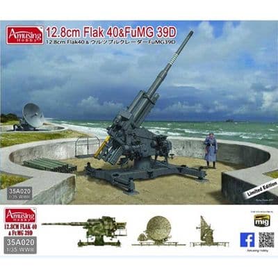 AH35A020  12.8cm Flak 40 & FUMG 39D