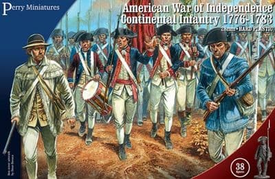 AW250 American War of Independence Continental Infantry 1776-1783