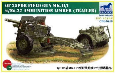CB35046  British QF 25pdr Field Gun Mk.II/I