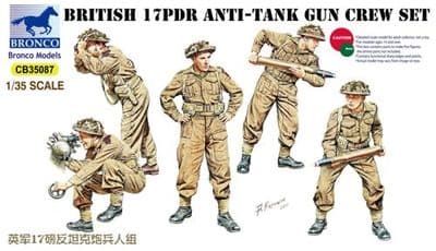 CB35087  17pdr anti-tank gun crew
