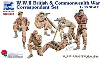 CB35140 WWII British & Commonwealth War Correspondent Set