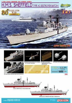DN7133  H.M.S. Sheffield type 42 destroyer batch I