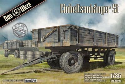 DW35006  Einheitsanhanger 5t German Uniform 5t Trailer WWII