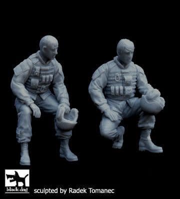 F35143 US modern tank crew set N°2