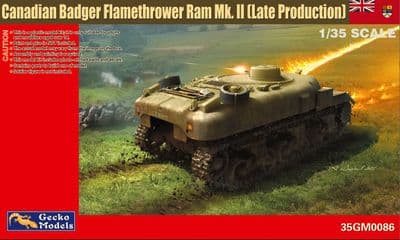 GECKO 35GM0086 1/35 CANADIAN BADGER FLAMETHROWER RAM MK II LATE PROD