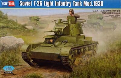 HBB82497  Soviet T-26 Light Infantry Tank Mod.1938
