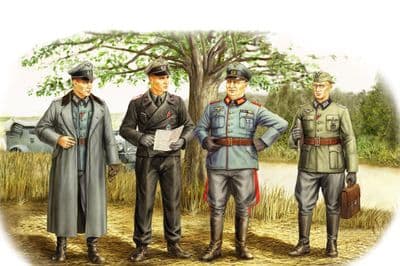 HBB84406 German Officers (WWII)