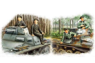 HBB84419  German Panzer Crew Set