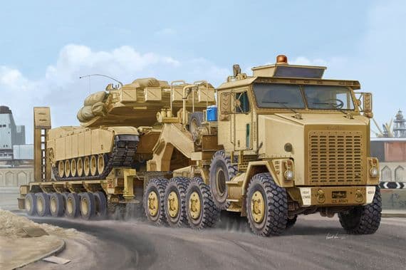 HBB85502 M1070 Truck Tractor & M1000 HET Semi-trailer