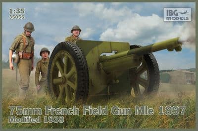 IBG35056  75mm French Field Gun Mle 1897 Modified 1938