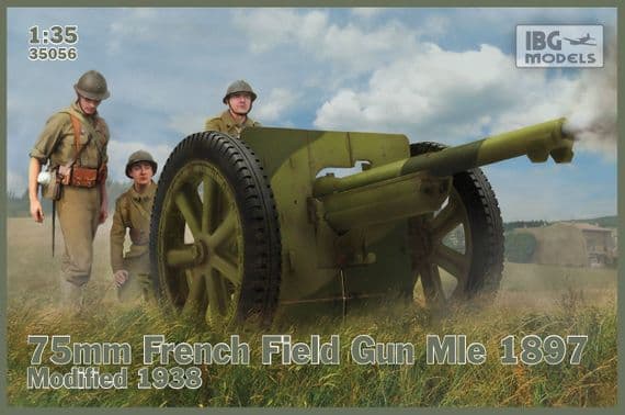 IBG35056  75mm French Field Gun Mle 1897 Modified 1938