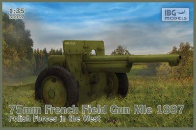 IBG35057  75mm French Field Gun Mle 1897-Polish Forces in the West