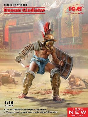 ICM16303  Roman Gladiator (100% new molds)