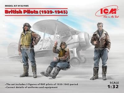 ICM32105  British Pilots (1939-1945) (3 figures)