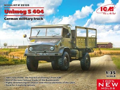 ICM35135   Unimog S 404 German military truck (100% new molds)