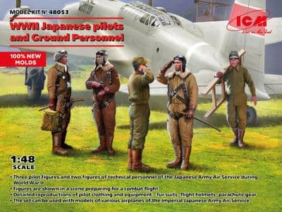 ICM48053  Japanese pilots and Ground Personnel WWII (100% new molds)