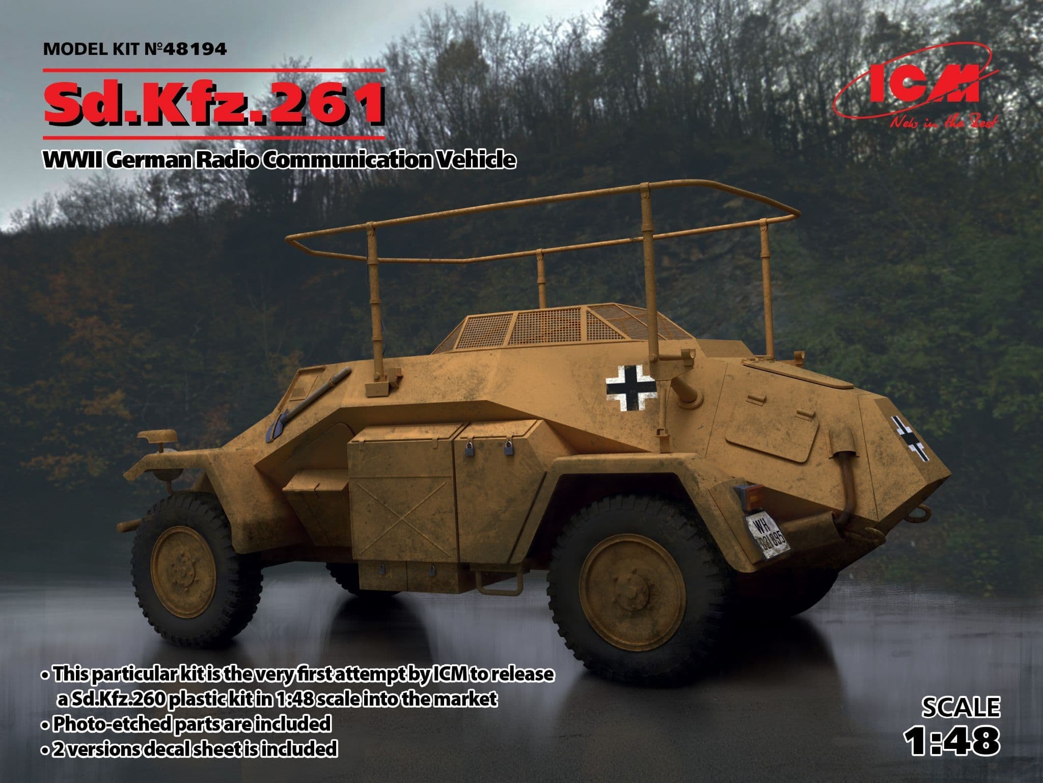 ICM48194 German Sd Kfz 261 German Radio Communication Vehicle icm48194-german-sd-kfz-261-german-radio-communication-vehicle
