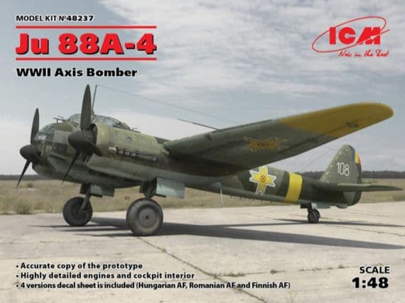 ICM48237 Junkers Ju-88A-4 WWII Axis Bomber Decal-4