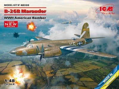 ICM48320  B-26B Marauder WWII American Bomber (100% new moulds)