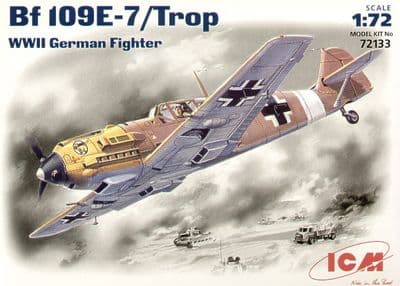 ICM72133 Messerschmitt Bf 109E-7/Tropical
