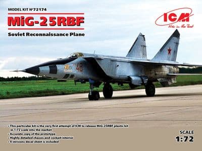 ICM72174 Mikoyan MiG-25RBF Soviet Reconnaissance Plane
