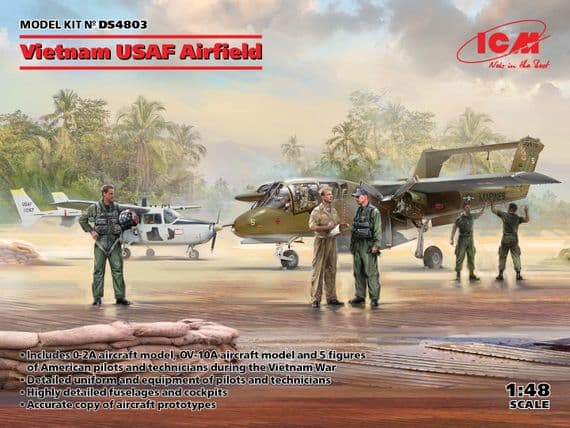 ICMDS4803 Vietnam USAF Airfield Diorama Set