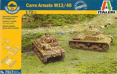 IT7517 Carro Armato M13/40 quickbuild x 2