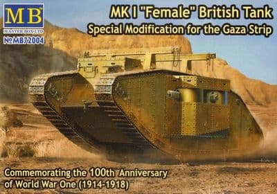 MAS72004  Mk.I Female British Tank. Special Modification for Gaza Strip