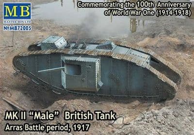 MAS72005  Mk.II British Tank 'Male' Arras Batle Period 1917