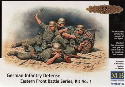 MB35102 German Infantry, Eastern Front Battle Series Kit No.1
