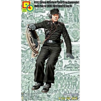 MC16005 WWII German Wehrmacht Panzer Crew (Commander) 1/16