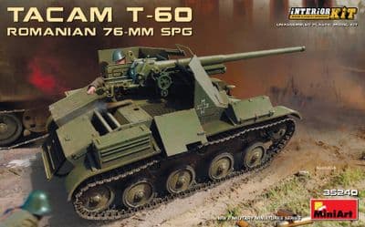 MT35240   ROMANIAN T-60 76-mm SPG TACAM WITH INTERIOR KIT